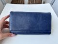Синьо дамско портмоне, снимка 1