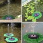Соларен Плуващ фонтан , шадраван с 6 разпръсквача, снимка 3