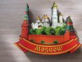 Автентичен дървен 3D магнит от Москва, Русия-серия-, снимка 2