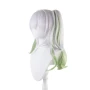 Аниме косплей бяла перука Nahida Genshin Impact с подвижна опашка и плитка, снимка 5