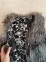 Дамски зимен елек със сив косъм, снимка 2