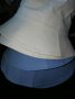 Шапка тип кръгче, с периферия за момчета и момичета, бели сини, снимка 1 - Шапки, шалове и ръкавици - 33402138