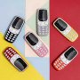 Мини телефон, BM10, с промяна на гласа, малък телефон, L8Star BM10, Nokia 3310 Нокия, розов, снимка 4