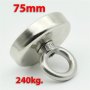 75mm 240кг. МАГНИТ с халка за магнитен риболов, снимка 10