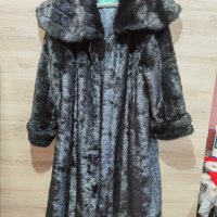 Луксозно зимно палто с интересна яка за изискани дами , снимка 2 - Палта, манта - 43574481