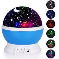 Проектор Star Master, 4 x LED, USB, функция на въртене, снимка 3 - Други - 43187775