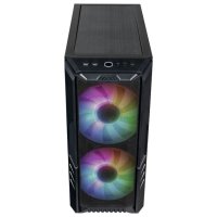 Cooler Master HAF 500, Midi-Tower, ARGB, закалено стъкло - черно, снимка 2 - Захранвания и кутии - 44016777