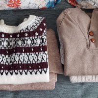 Пухкав пуловер с щедра поло яка / размер гигант , снимка 9 - Блузи с дълъг ръкав и пуловери - 43846770