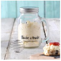 Комплект за приготвяне на домашна бита сметана KILNER SHAKE AND MAKE WHIPPED CREAM JAR, снимка 4 - Други - 27853889