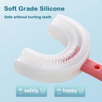 3694 U-образна силиконова четка за зъби за деца, снимка 15 - Други - 37875882