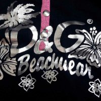 Dolce & Gabbana дамска плажна блузка L, снимка 2 - Тениски - 28895554