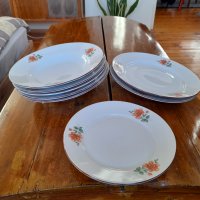 Стара порцеланова чиния,чинии #17, снимка 6 - Антикварни и старинни предмети - 35271252