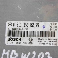 Компютър двигател за Mercedes C-class W203 C200cdi 116 к.с. (2000-2007) A6111538279, снимка 2 - Части - 44027705
