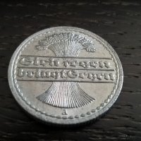 Райх монета - Германия - 50 пфенига | 1921г.; серия А, снимка 2 - Нумизматика и бонистика - 28578278