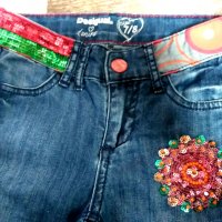 Детски дънки Desigual 8-9-10г., снимка 3 - Детски панталони и дънки - 40171153