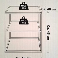 Квадратна странична маса, снимка 3 - Маси - 40454625