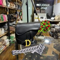 Луксозна Черна чанта Cristian Dior кодVL139, снимка 1 - Чанти - 40912591
