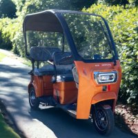 Електрическа триколка с таван MaxMotors 1500W - ORANGE, снимка 1 - Мотоциклети и мототехника - 39300566