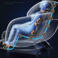 Многофункционален, професионален масажен стол с екран отчитащ всички показатели. , снимка 10 - Столове - 44883321