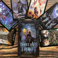 Таро карти: Witches Tarot & Silver Witchcraft Tarot & Everyday Witch Tarot, снимка 14 - Карти за игра - 33679329