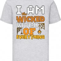 Детска тениска I'm The Wicked Witch Of Everything 3,Halloween,Хелоуин,Празник,Забавление,Изненада,Об, снимка 5 - Детски тениски и потници - 38155099