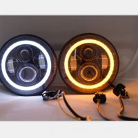 LED Ангелски очи с вграден мигач Automat, за BMW E46, снимка 1 - Аксесоари и консумативи - 27730919