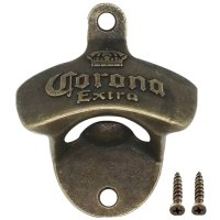 Метална отварачка за бира Corona Extra за стена бар бутилки капачки, снимка 1 - Други стоки за дома - 43233091