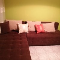Ъглов диван с функция сън и ракла, снимка 1 - Дивани и мека мебел - 43802168