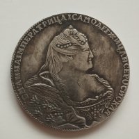 Монета Рубла 1740г- реплика!, снимка 1 - Нумизматика и бонистика - 43833380