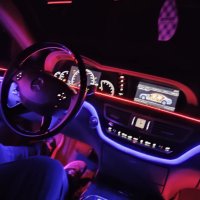 Монтаж на амбиентно осветление за автомобили. Car ambient light , снимка 9 - Аксесоари и консумативи - 40441222