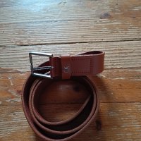 Calvin Klein Leather Belt - Мъжки Колан Естествена Кожа , снимка 1 - Колани - 43898380