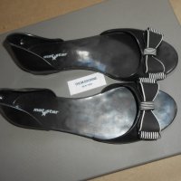 Дамски обувки, тип пантофка, от висококачествен силикон с модерен дизайн и красива панделка, снимка 2 - Сандали - 26638288