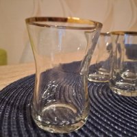 Руски стъклени чаши 12 броя, снимка 2 - Чаши - 39892414