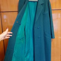 Дамско френско палто с подплата, става и за бременни, снимка 3 - Палта, манта - 27600332