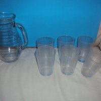 Кана с 6 чаши, снимка 1 - Вази - 33557504