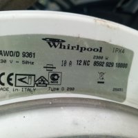 Продавам Люк за пералня Whirlpool AWO/D 9361, снимка 2 - Перални - 43032281