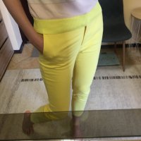  Жълт панталон, снимка 4 - Панталони - 38041536