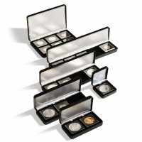  луксозна кожена кутия за 1 брой сертифицирана монета, снимка 2 - Нумизматика и бонистика - 28390616