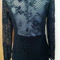 Блуза от еластична дантела🍀❤S,M❤🍀арт.4263, снимка 3 - Блузи с дълъг ръкав и пуловери - 36863484