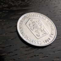 Монета - Чехословакия - 10 халера | 1969г., снимка 2 - Нумизматика и бонистика - 33038391