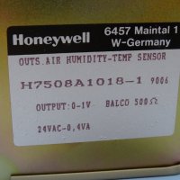 Комбиниран сензор за влажност и температура Honeywell H7508A1018, снимка 4 - Резервни части за машини - 34903650