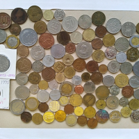 Лот стари монети от целия свят, снимка 1 - Нумизматика и бонистика - 36403885