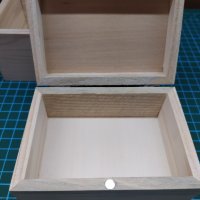 Комплект 3 броя дървени кутии, снимка 2 - Декорация за дома - 35421258