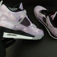 Nike Air Jordan 4 Retro Zen Master Purple Galaxy Нови Оригинални Обувки Маратонки Кецове Размер 39, снимка 4 - Кецове - 38339899