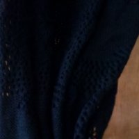 Голям черен памучен шал, снимка 6 - Шалове - 43063856
