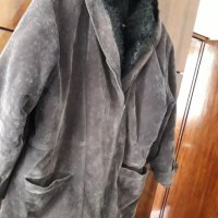 Дамско палто зимно с кожена яка р-р L-XL, снимка 2 - Палта, манта - 26830712