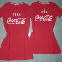 Рокли мама и дъщеря Coca-Cola 100% cotton , снимка 1 - Детски рокли и поли - 39282860