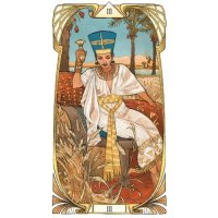 карти таро LOSCARABEO EGYPTIAN ART NOUVEAU  нови , снимка 2 - Карти за игра - 43920788