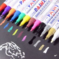 НОВИ! Перманенти маркери водоустойчиви различни цветове, снимка 2 - Ученически пособия, канцеларски материали - 39022151