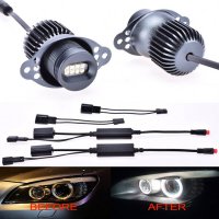 Висок Клас! 160W LED Крушки Angel Eyes 6000K за BMW E90 E91, снимка 1 - Аксесоари и консумативи - 34673911